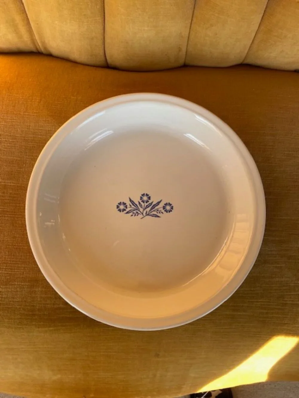 Corning Ware P-309 Blue Cornflower Pie Plate 9 inch RANGE OVEN MICROWAVE